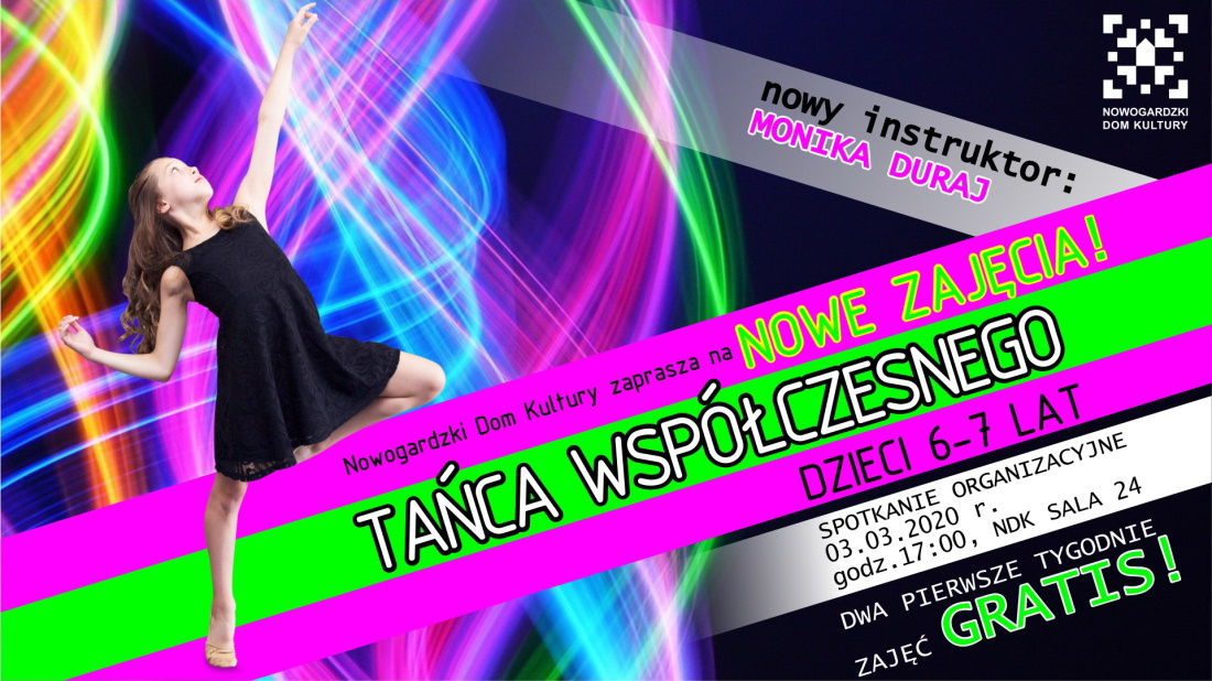  E.ART | NOWE ZAJĘCIA TAŃCA WSPÓŁCZESNEGO w NDK!